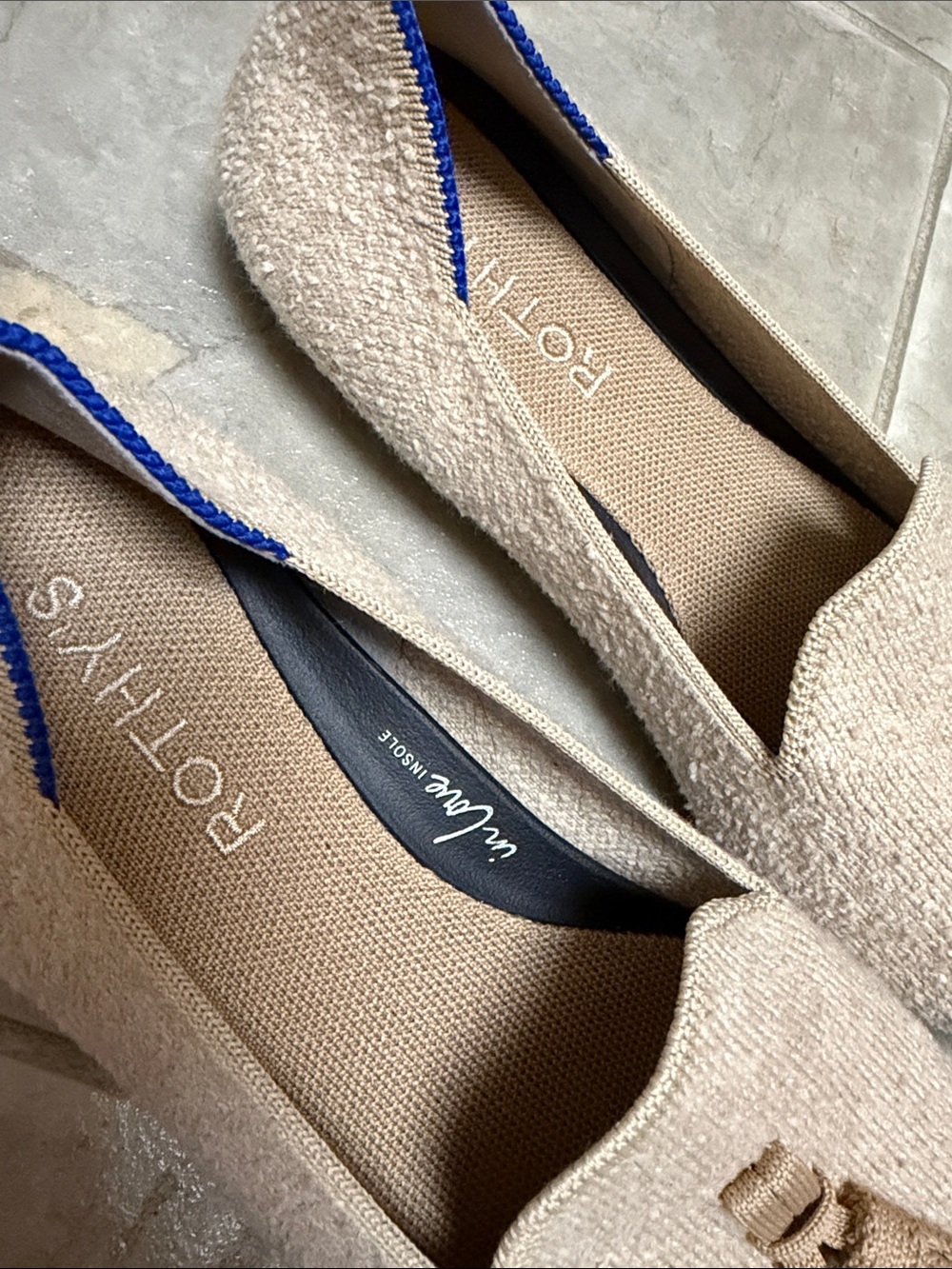 Rothy's Beige Tassel Loafers Size 6 - Picture 2 of 3